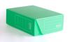Caja archivo plast.360x250x120 cm t/volcada verde PLANA