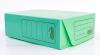 Caja archivo plast.360x250x120 cm t/volcada verde pastel PLANA