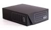 Caja archivo plast.360x250x120 cm t/volcada negro PLANA