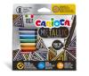 Marcador CARIOCA metalic p/fina x 8 (43162)