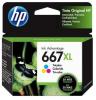 CARTUCHO HP (667 XL) TRICOLOR- 3YM80AL