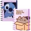 Cuaderno moov. loops lic.pusheen/stitch c/esp. t/carta x 80 h ray 1711207/1711244 (025020)