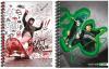Cuaderno A4 t/dura MOOVING x 120HS ray.surtid tropical 1206198 urban style 1206225 (008100)