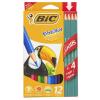 Lapiz Bic Evoltuion X 12 Colores +4 Grafitos (50100)