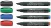 Marcador faber castell 52 red(52600)/54 cha(52590) al solvente