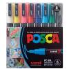 Marcadores Uni Posca Pc-3m 1,3mm Set x 8 Colores (27670)