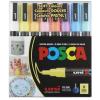 Marcadores Uni Posca Pc-3m 1,3mm Set x 8 Colores Soft Pastel (27985)