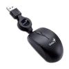 Mouse GENIUS microtraveler V2 black/ruby/blanco usb
