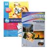 Papel fotografico autoadhesivo A4 x 120 grs/gloss photo paper 135 grs autoadhesivo (620195/71390)