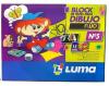 Block 5 dibujo fluo x 15 LUMA (251330)