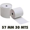 Rollo papel termico 57 mm x 30 mts (124090)