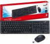 Teclado + mouse inalambrico GENIUS slimstar 8000SE black (53129)